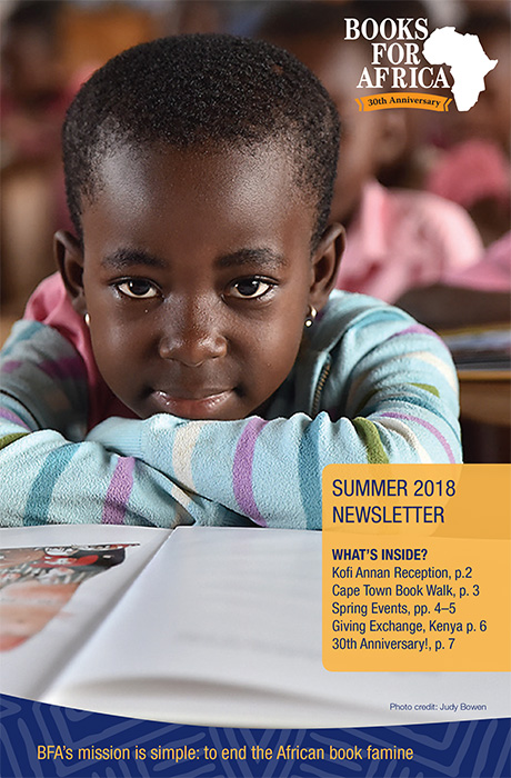Books For Africa newsletter